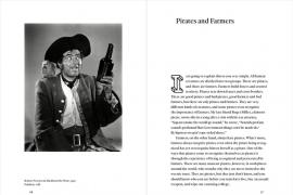 两种字体巧妙糅合在戴夫·希基的散文集《海盗和农民》