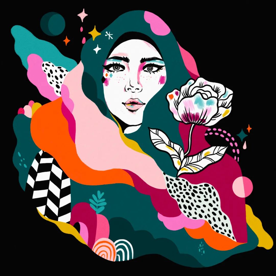 印度尼西亚插画家Diela Maharanie时尚女性插画作品欣赏