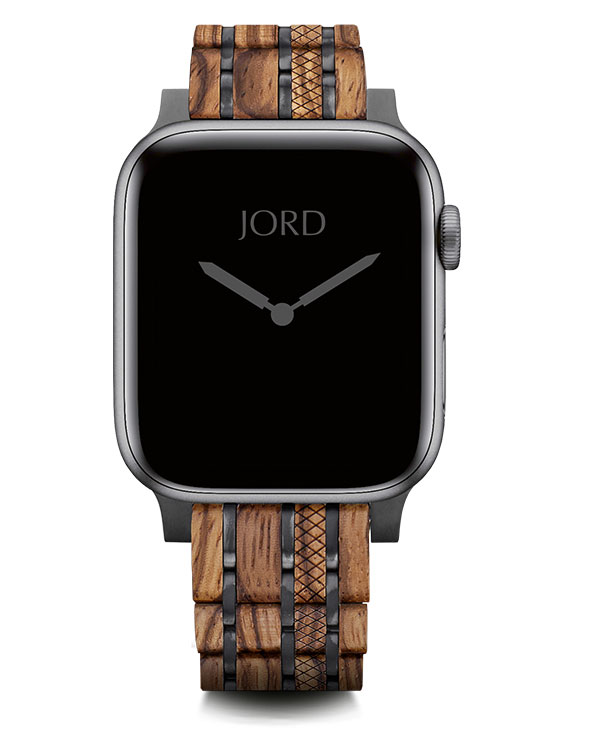 全天然木材制成的苹果手表表带