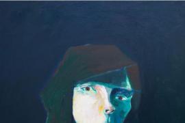 陷入沉思的女人——澳大利亚画家斯泰西·里斯创作的抽象女性肖像画