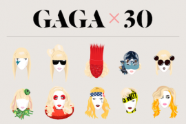 Stylight通过数字插图再现了LadyGaga 30个最具标志性的造型