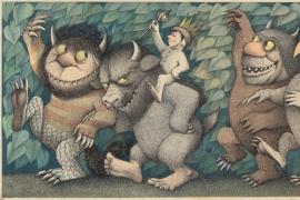 艺术家莫里斯·森达克的经典儿童文学插图
