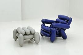 脑洞设计师用真气球制作的创意座椅