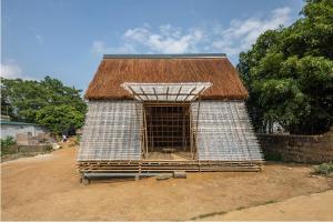 H&P建筑师为越南河边的当地人设计了漂浮的竹屋原型