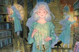韩国插画师 NOMA 治愈水彩人物插画