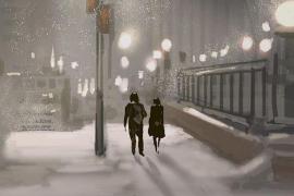 插画师 Pascal Campion 笔下的温暖冬天