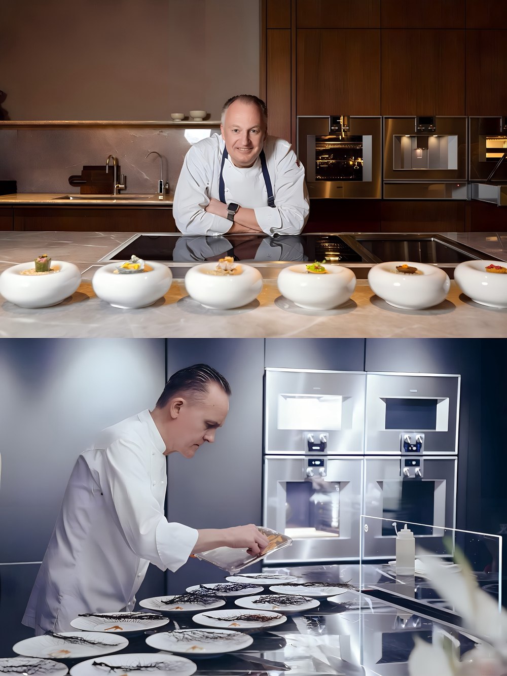 米其林三星餐厅泰安门创始人Stefan Stiller及法国艺术先锋主厨Jérme Tauvron