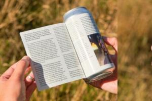 酒精配文字，成年人不做选择！啤酒罐变移动书店，对抗注意力分散