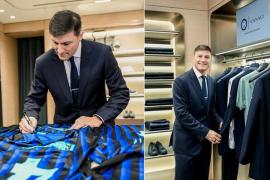 菁英风尚，双星共绘 CANALI 携手国米传奇巨星萨内蒂举办中国双城特别活动，共同发布 2025 秋冬国际米兰足球俱乐部限定服装系列 