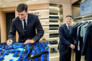 菁英风尚，双星共绘 CANALI 携手国米传奇巨星萨内蒂举办中国双城特别活动，共同发布 2025 秋冬国际米兰足球俱乐部限定服装系列 